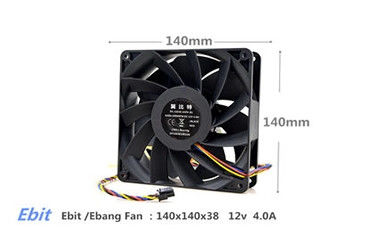 ποιότητας  Ebit Ebang E12 44t Avalon 1066 50t Asic Miner Cooler Cooling Fan For Mining Rig 12V 4.0A εργοστάσιο