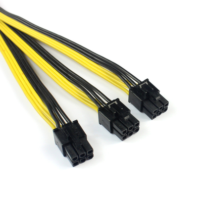 Καλώδιο θραυστών σκοινιού δύναμης θραυστών σκοινιού επέκτασης τρόπων S7 S9 3 για τον ανθρακωρύχο PCIe PCI Express BTC